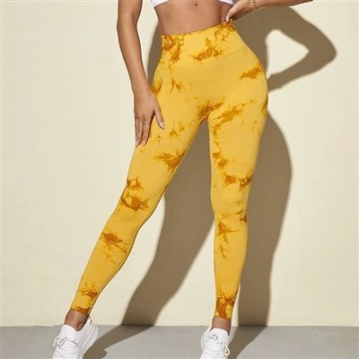 CHOOYOU Tie Dye široke hlače za jogu za kućnu odjeću